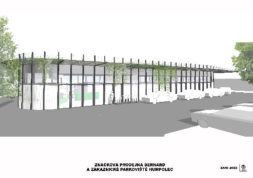 Bernard drive Humpolec - prodejna a parkoviště P&P 